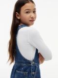 Denim Heritage Logo Pocket Denim Dungaree Dress  Girls