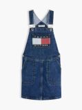 Denim Heritage Logo Pocket Denim Dungaree Dress  Girls