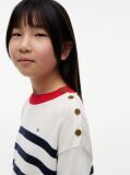 Multi Gold-Tone Button Relaxed Jumper  Girls