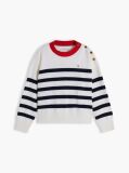 Multi Gold-Tone Button Relaxed Jumper  Girls