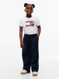 White Peanuts® Flag Graphic Relaxed T-Shirt  Girls