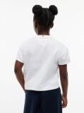 White Peanuts® Flag Graphic Relaxed T-Shirt  Girls