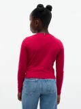 Red Diamanté Star Flag Extra Slim Long Sleeve T-Shirt  Girls