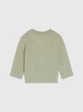 White Essential Long Sleeve Crew Neck T-Shirt  Newborn