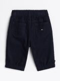 Blue Corduroy Drawstring Cargo Trousers  Newborn