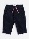 Blue Corduroy Drawstring Cargo Trousers  Newborn
