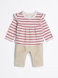 Multi Stripe One-Piece Outfit  Newborn
