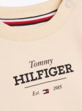 Pink Hilfiger Monotype Sweatshirt And Joggers Set  Newborn