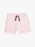 Pink Signature Tape Drawstring Shorts  Newborn