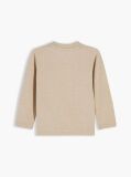 Beige Logo Long Sleeve T-Shirt  Newborn
