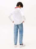 White Essential Logo Hoody  Kids Unisex