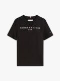 Black Essential Organic Cotton Logo T-Shirt  Kids Unisex