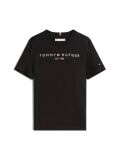 Black Essential Organic Cotton Logo T-Shirt  Kids Unisex