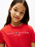 Red Essential Organic Cotton Logo T-Shirt  Kids Unisex