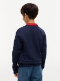 Blue Hanorac cu logo esențial  Kids Unisex