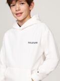 White Hilfiger Monotype Polar Fleece Hoody  Kids Unisex