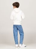 White Hilfiger Monotype Polar Fleece Hoody  Kids Unisex