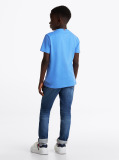 Blue Logo Crew Neck T-Shirt  Kids Unisex