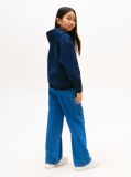 Blue Signature Tape Logo Hoody  Kids Unisex