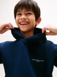 Blue Signature Tape Logo Hoody  Kids Unisex
