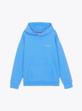 Blue Signature Tape Logo Hoody  Kids Unisex