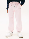 Pink Logo Cuffed Joggers  Kids Unisex