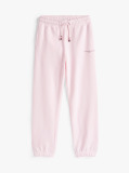 Pink Logo Cuffed Joggers  Kids Unisex