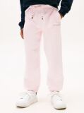 Pink Logo Cuffed Joggers  Kids Unisex