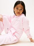 Pink Logo Cuffed Joggers  Kids Unisex