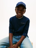 Blue Regular Fit Long Sleeve T-Shirt  Kids Unisex