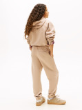 Beige Brushed Fleece Regular Joggers  Kids Unisex