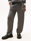 Grey Brushed Fleece Regular Joggers  Kids Unisex
