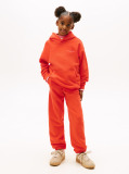 Orange Brushed Fleece Regular Joggers  Kids Unisex