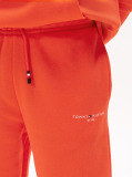 Orange Brushed Fleece Regular Joggers  Kids Unisex