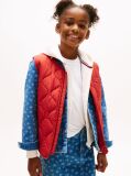 Red Essential Lightweight Quilted Gilet  Kids Unisex