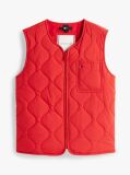 Red Essential Lightweight Quilted Gilet  Kids Unisex