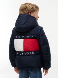 Blue Heritage Back Logo Ripstop Puffer Jacket  Kids Unisex