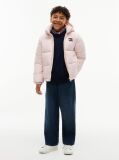 Pink Heritage Back Logo Ripstop Puffer Jacket  Kids Unisex