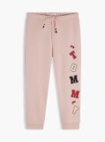 Pink Logo Cuffed Joggers  Kids Unisex
