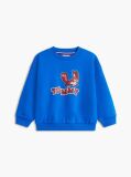 Blue Terry Sweatshirt And Joggers Set  Kids Unisex