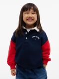 Multi Colour-Blocked Terry Rugby Sweatshirt  Kids Unisex