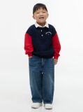 Multi Colour-Blocked Terry Rugby Sweatshirt  Kids Unisex