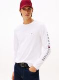 White Long Sleeve Slim Fit T-Shirt  Men