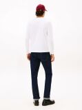 White Long Sleeve Slim Fit T-Shirt  Men