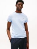 Blue Flag Embroidery Slim Fit T-Shirt  Men