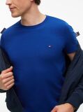 Blue Flag Embroidery Slim Fit T-Shirt  Men