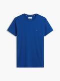 Blue Flag Embroidery Slim Fit T-Shirt  Men