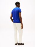 Blue Flag Embroidery Slim Fit T-Shirt  Men