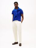 Blue Flag Embroidery Slim Fit T-Shirt  Men
