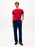 Red Flag Embroidery Slim Fit T-Shirt  Men